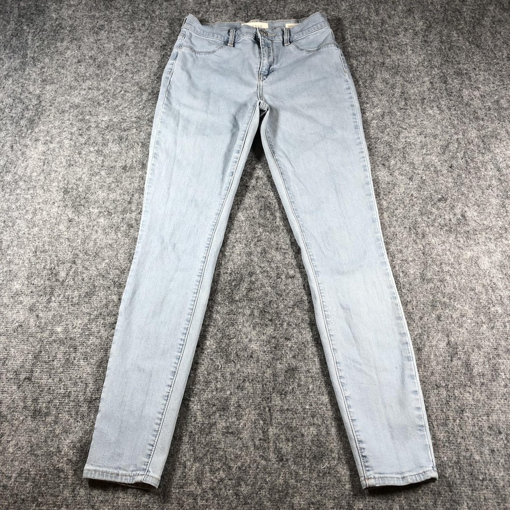Pacsun High-Rise Jegging Womens 25 Light Wash Skinny Jeans Distressed Denim